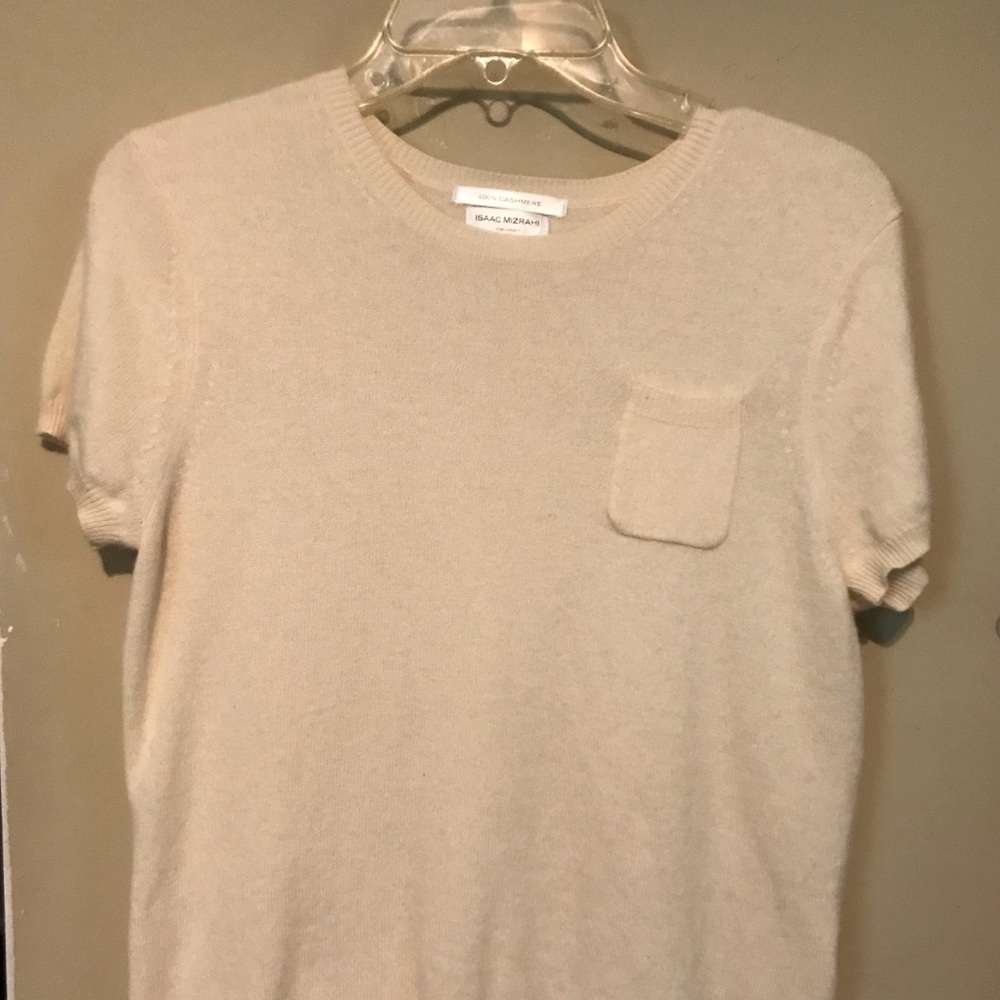 100% Cashmere Sweater by Isaac Mizrahi Medium